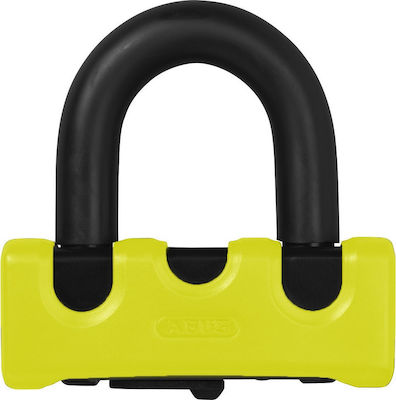 Abus Granit Power XS 67 Motorcycle Disc Brake Lock with 14mm Pin in Yellow