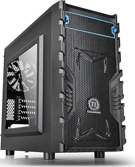 Thermaltake Versa H13 Window Gaming Micro Tower Computer Case Black