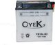 Oyek Deschis Baterie Motocicleta YB10L-B2 cu Capacitatea 11Ah