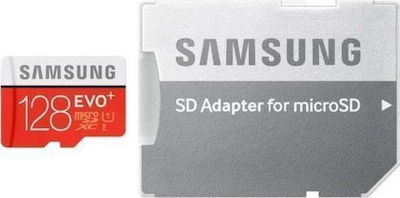 Samsung EVO+ microSDXC 128GB Clasa 10 U1 UHS-I cu adaptor