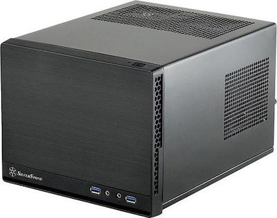 Silverstone Sugo SG13B-Q Würfel Computergehäuse Schwarz