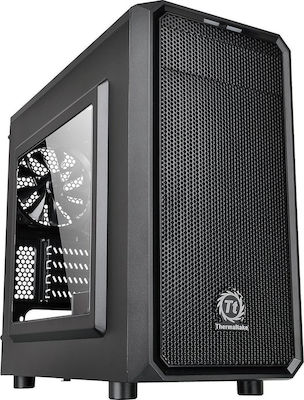 Thermaltake Versa H15 Window Micro Tower Computer Case Black