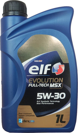 Elf Evolution Full-Tech MSX Λάδι Αυτοκινήτου 5W-30 1lt