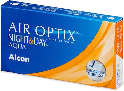 Air Optix Night & Day Aqua 3 Monthly Contact Lenses Silicone Hydrogel