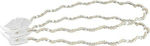 Στέφανα γάμου λευκά από ασήμι 925 με πέρλες P.Q. EUROPEAN CRYSTALS - Ioannis Collection - D234L