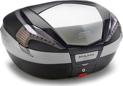 Givi V56N Maxia 4 Monokey Μπαγκαζιέρα Μοτοσυκλέτας 56lt Ασημί