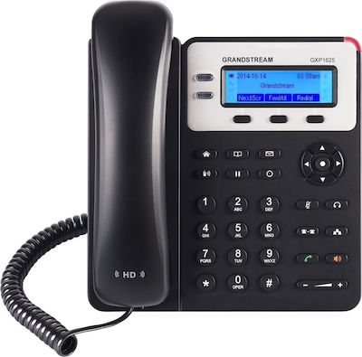 Grandstream GXP1625 Wired IP Phone with 2 Lines Black