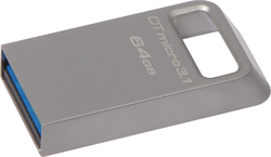 Kingston DataTraveler Micro 64GB USB 3.1 Stick Gri