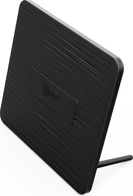 Globo Opticum Z2 Indoor TV Antenna (with power supply) Black Connection via Coaxial Cable