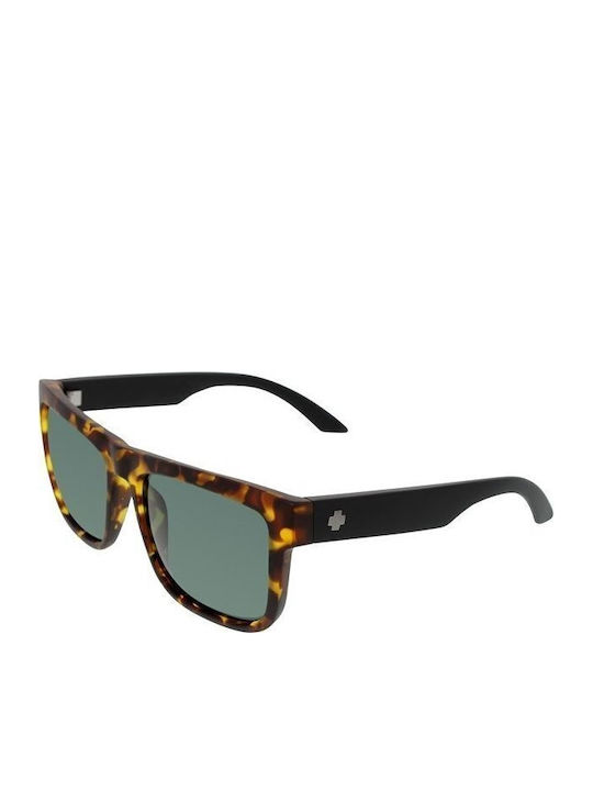 Spy Bărbătești Ochelari de soare cu Maro Tortoise Cadru și Verde Lentilă 673119623863