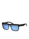 Spy Bărbătești Ochelari de soare cu Negru Cadru și Albastru Polarized Oglindă Lentilă 673119374280