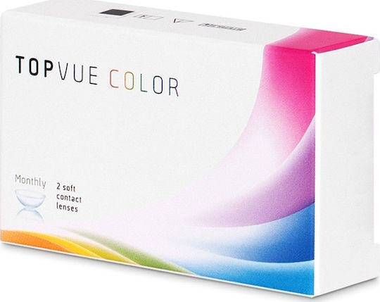 TopVue Color 2 Monthly Colored Contact Lenses Hydrogel with UV Protection