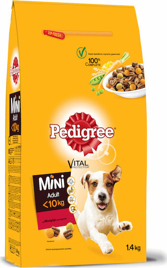 Pedigree Vital Protection Mini Adult <10kg 12kg Trockenfutter fr  erwachsene Hunde kleiner Rassen mit Kalb und Gemse | Skroutz Germany