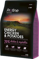 Profine Energy 3kg Dry Food for Adult Dogs with Chicken and Potatoes