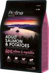 Profine Adult 3kg Ξηρά Τροφή για Ενήλικους Σκύλους με Σολομό και Πατάτες