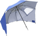 Solart Umbrelă de Plajă Umbrelă de plajă cu Diametru de 2.4m cu Protecție UV și Ventilație Albastru