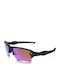Oakley Flak 2.0 XL Prizm Golf Мъжки Слънчеви Очила с Черна Пластмасова Рамка и Лилави Огледални Стъкла OO9188-05