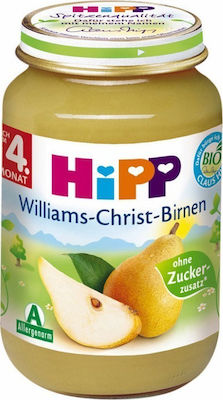 Hipp Cremă de fructe Williams Christ Pear Fără gluten pentru 4m+ 190gr