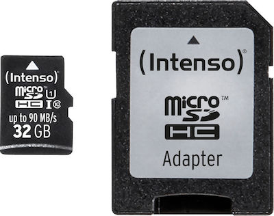 Intenso Professional microSDHC 32GB Clasa 10 U1 UHS-I cu adaptor