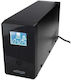 Energenie EG-UPS-031 UPS Line-Interactive 650VA 390W με 2 Schuko Πρίζες
