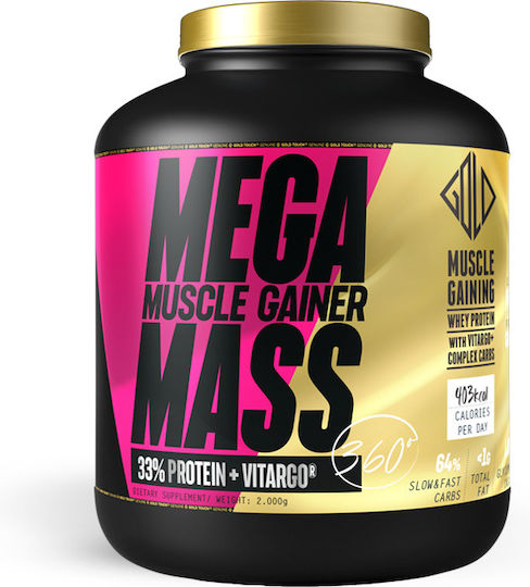 GoldTouch Nutrition Mega Mass Gluten Free with Flavor Chocolate 2kg