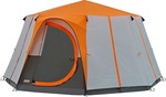 Coleman Octagon 8 Αντίσκηνο Camping Πορτοκαλί με Διπλό Πανί 3 Εποχών για 8 Άτομα 396x396x208εκ.