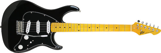 Peavey Raptor Plus Electric Guitar Stratocaster with SSS Pickup Configuration Custom Black