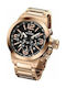 TW Steel Uhr Chronograph Batterie mit Rose Gold Metallarmband TW307