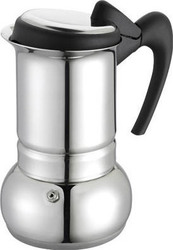 GAT Electric Stovetop Espresso Pot for 4 Cups Inox