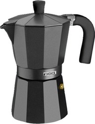 Monix Vitro Stovetop Espresso Pot for 6Cups Black