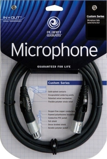 Planet Waves XLR male to XLR female 7.62m Cable (PW-M-25)