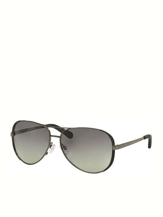 Michael Kors MK 5004 101362 Women's Sunglasses with Gray Metal Frame and Gold Gradient Mirror Lens MK5004 11535A