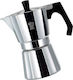 Pezzetti Luxexpress Stovetop Espresso Pot for 3Cups Silver