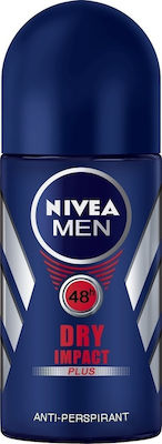 Nivea Men Dry Impact Plus Anti-perspirant Αποσμητικό 48h σε Roll-On 50ml