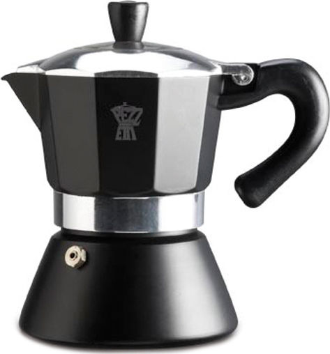 Pezzetti 10.40328 Stovetop Espresso Pot for 3Cups Black