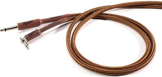 Proel Instrument Cable 6.3mm male - 6.3mm male 5m (BRV120LU5BY)