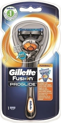 Gillette Fusion Proglide FlexBall Ξυραφάκι με Ανταλλακτική Κεφαλή 5 Λεπίδων & Λιπαντική Ταινία για Ευαίσθητες Επιδερμίδες