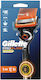 Gillette Fusion Proglide Power mit & Gleitstreifen für empfindliche Haut & 1 Batterie