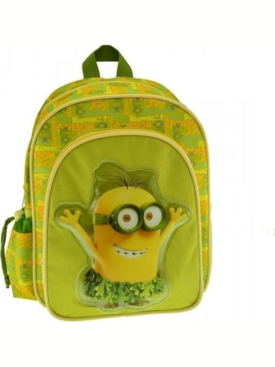 Graffiti Αu Natural Minions School Bag Backpack Elementary, Elementary in Yellow color