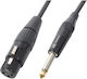 Power Dynamics Cable XLR female - 6.3mm male Μαύρο 3m 176.449