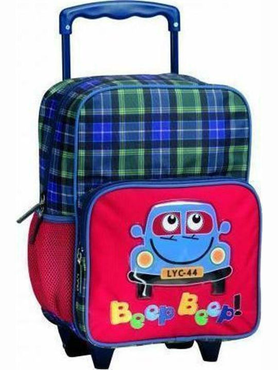 Lyc Sac Smart Line School Bag Trolley Kindergarten Multicolored 11lt