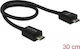 DeLock Regulär USB 2.0 auf Micro-USB-Kabel Schwarz 0.3m (83570) 1Stück