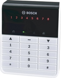 Bosch Πληκτρολόγιο Συναγερμού σε Λευκό Χρώμα IUI-AMAX3-LED8