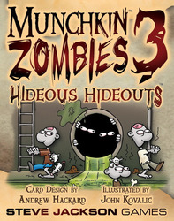 Steve Jackson Games Game Expansion Munchkin Zombies 3 Hideous Hideouts for 3-6 Players 10+ Years (EN)