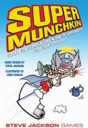 Επιτραπέζιο Παιχνίδι Super Munchkin για 3-6 Παίκτες 10+ Ετών (EN) Steve Jackson Games