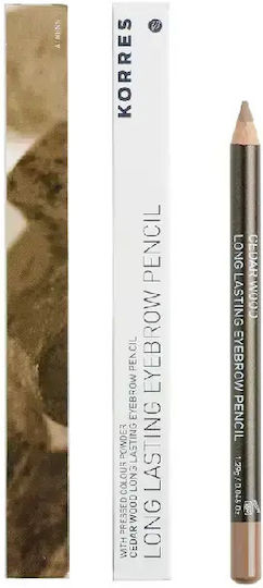 Korres Cedarwood Молив за вежди 02 Среден нюанс