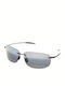 Maui Jim Sonnenbrillen mit Schwarz Rahmen und Schwarz Verlaufsfarbe Polarisiert Spiegel Linse 422-02