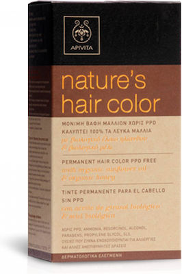 Apivita Nature's Hair Color Set Hair Dye no Ammonia 4.20 Violet 50ml