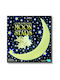 4M Παιδικό Διακοσμητικό Αυτοκόλλητο Τοίχου Φωσφοριζέ Αστέρια και Φεγγάρι 28x29εκ. 13τμχ