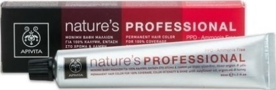 Apivita Nature's Professional Βαφή Μαλλιών Χωρίς Αμμωνία 3.0 Καστανό Σκούρο 50ml